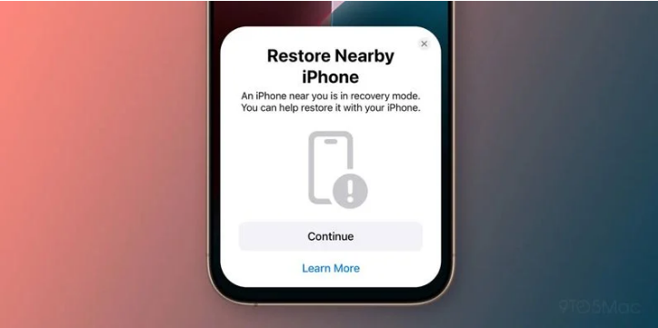 青秀苹果手机维修分享iOS 18无线恢复功能可用另一部iPhone恢复变砖的iPhone 16 